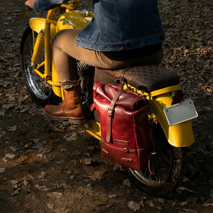 Buff Leather Rambler Backpack