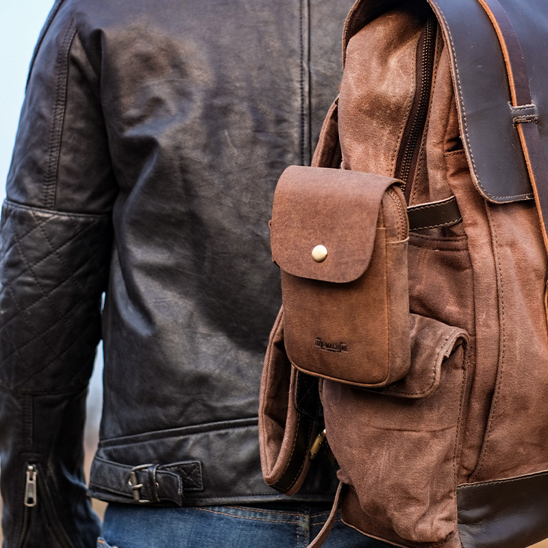 Sac utilitaire en cuir