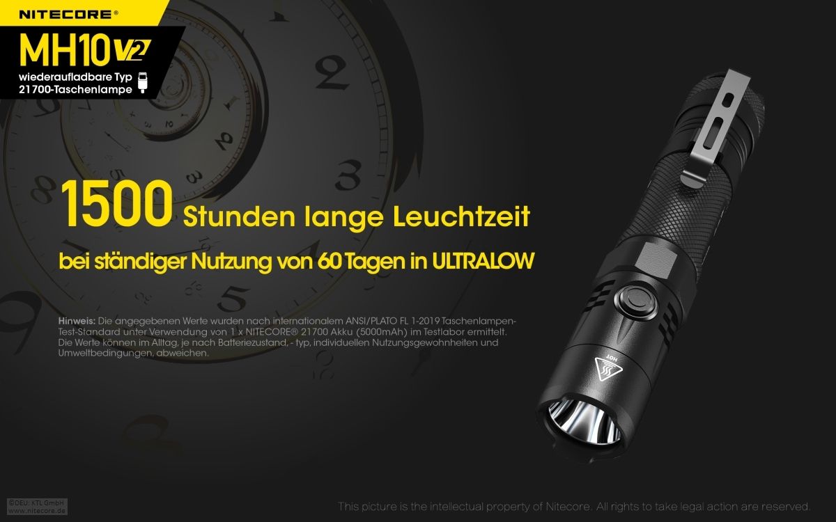 MH10 Version 2 - 1200 Lumen