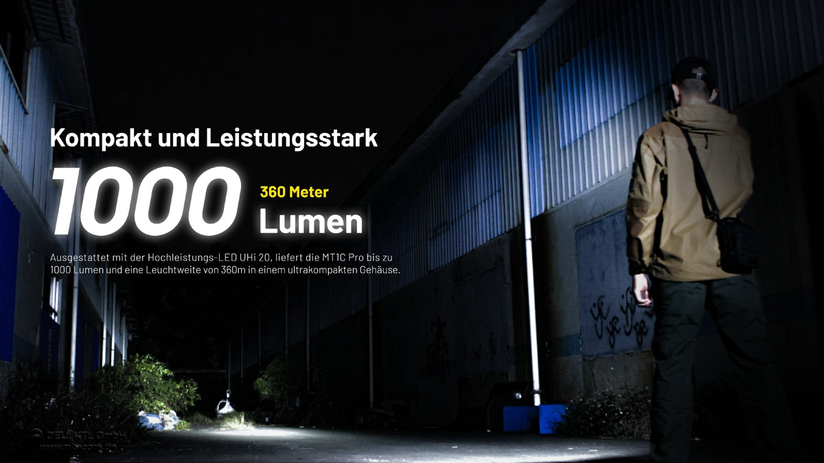 MT1C Pro - 1000 Lumen
