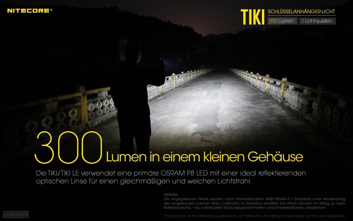 Tiki LE - 300 Lumen