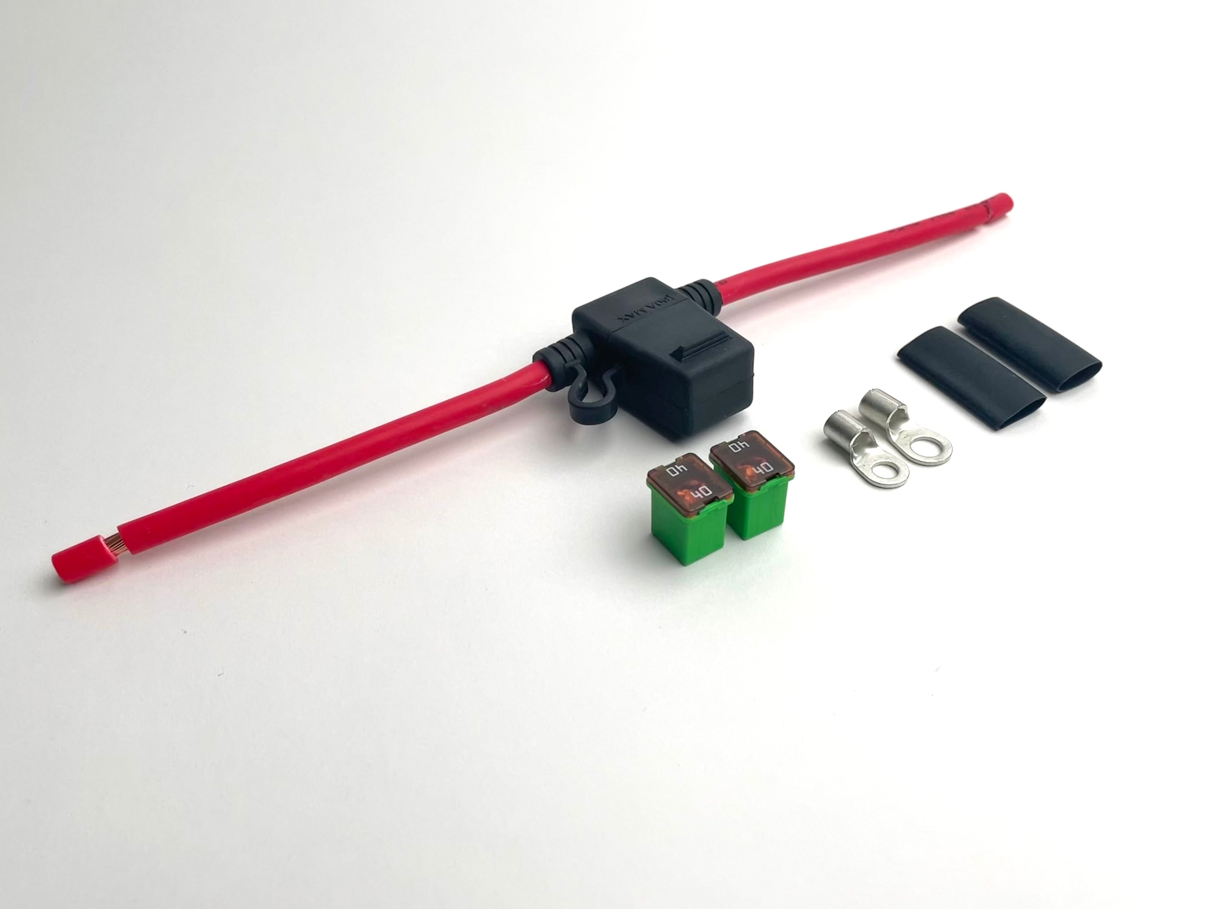 mo.unit battery cable with fuse 40A (short) - motogadget GmbH