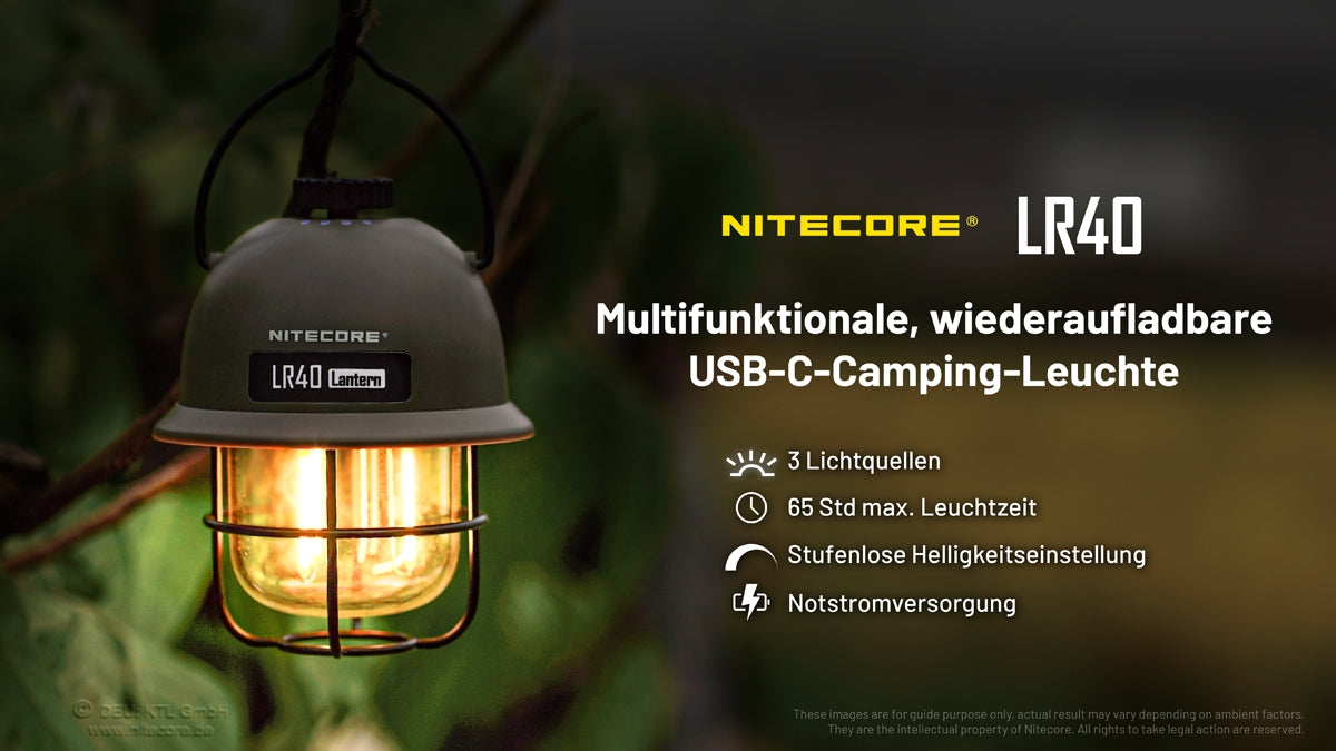 LR40 - Camping lantern - 100 lumen
