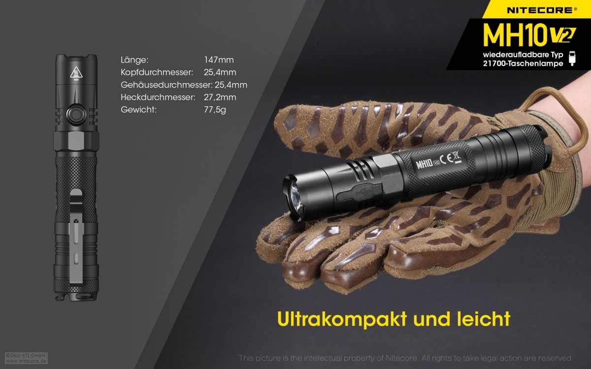 MH10 Version 2 - 1200 lumens