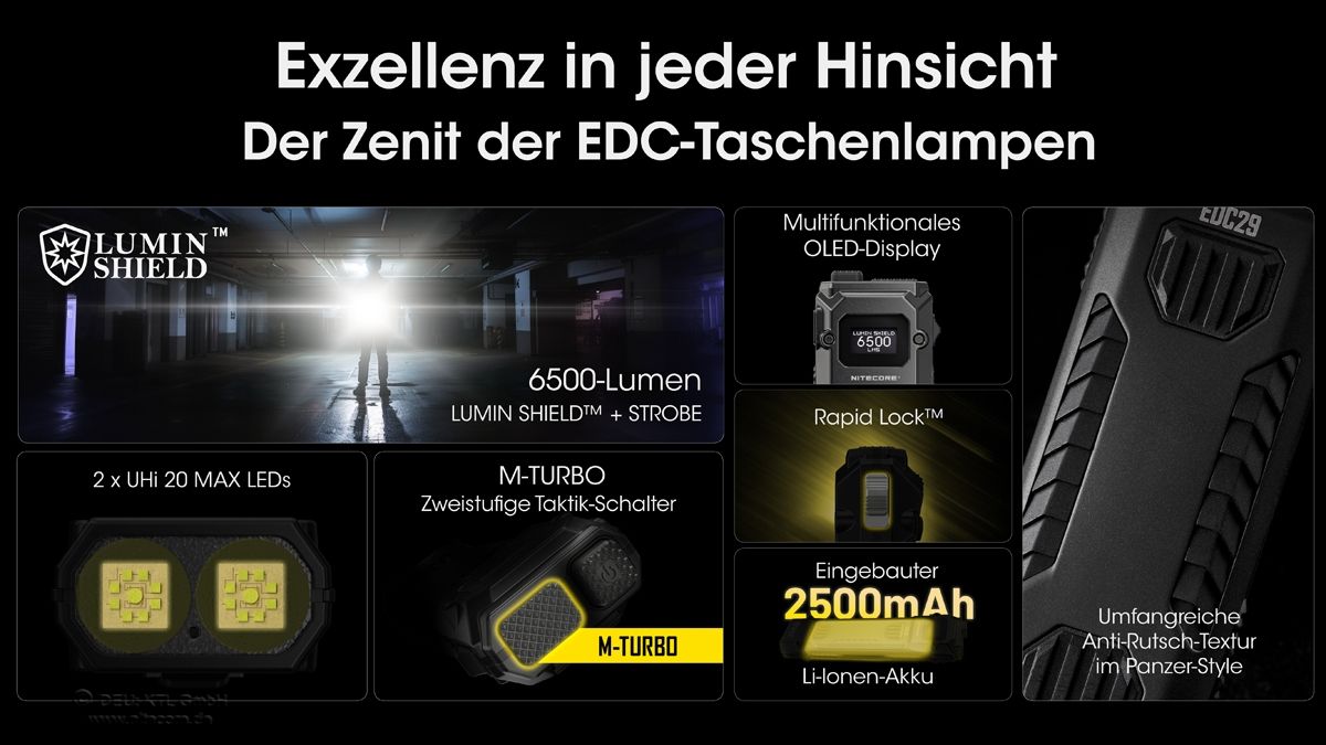 EDC29 LUMINBLADE - 6500 lumens
