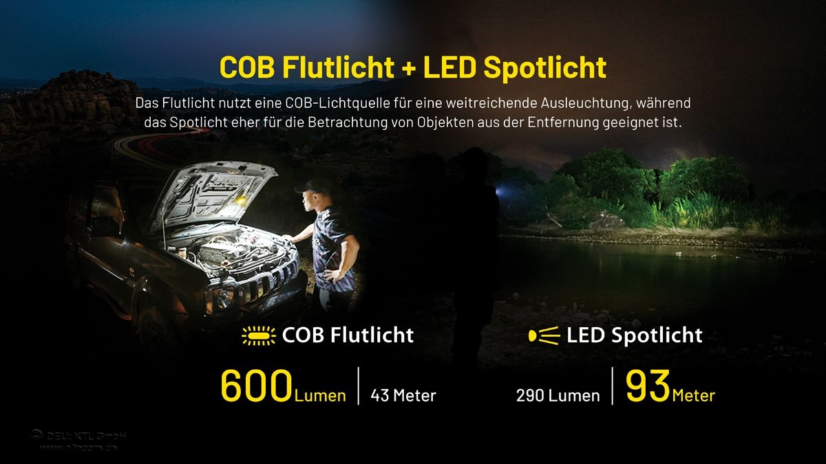 NWL20 - Lampe de travail - 600 lumens