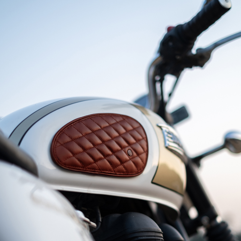 Tank Pad - Leather (Diamond)