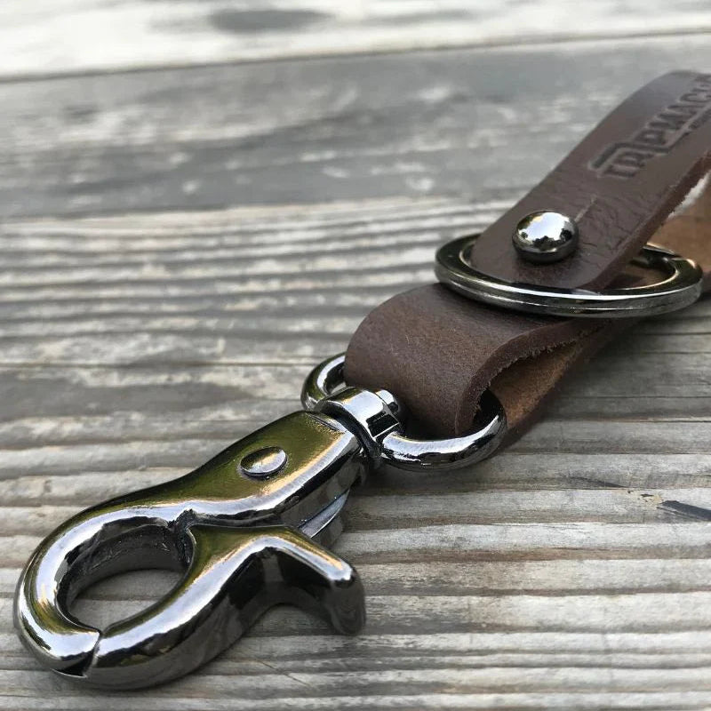 Leather Strap Keychain