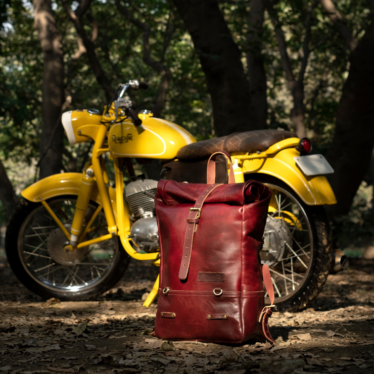 Buff Leather Rambler Backpack