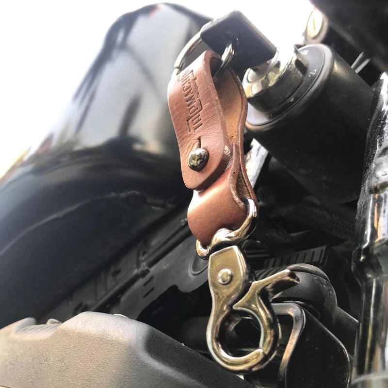 Leather Strap Keychain