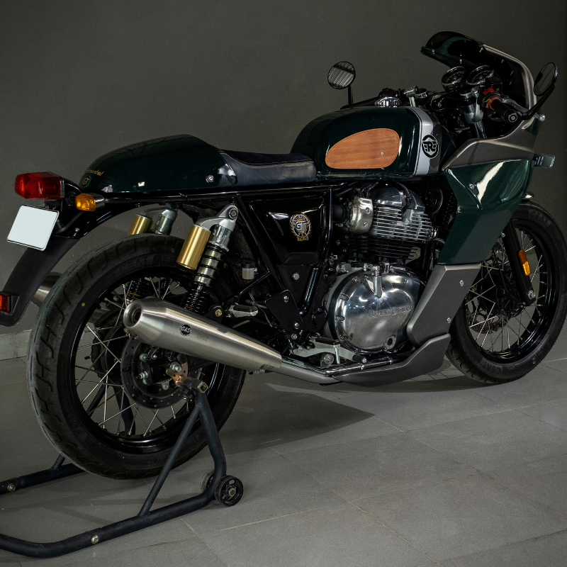 Tank Pad - Leather (Stripes)