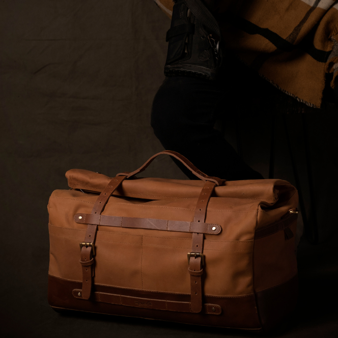 Buff Leather Outlaw Duffel Bag Classic