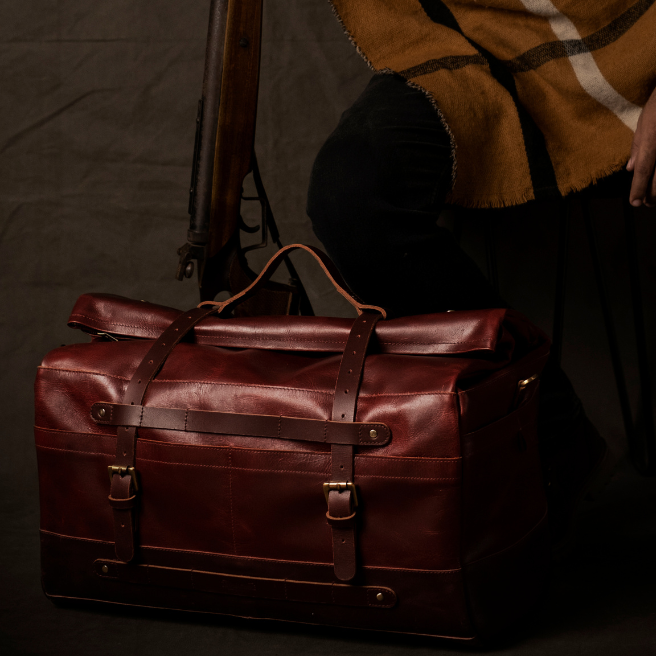 Buff Leather Outlaw Duffel Bag Classic