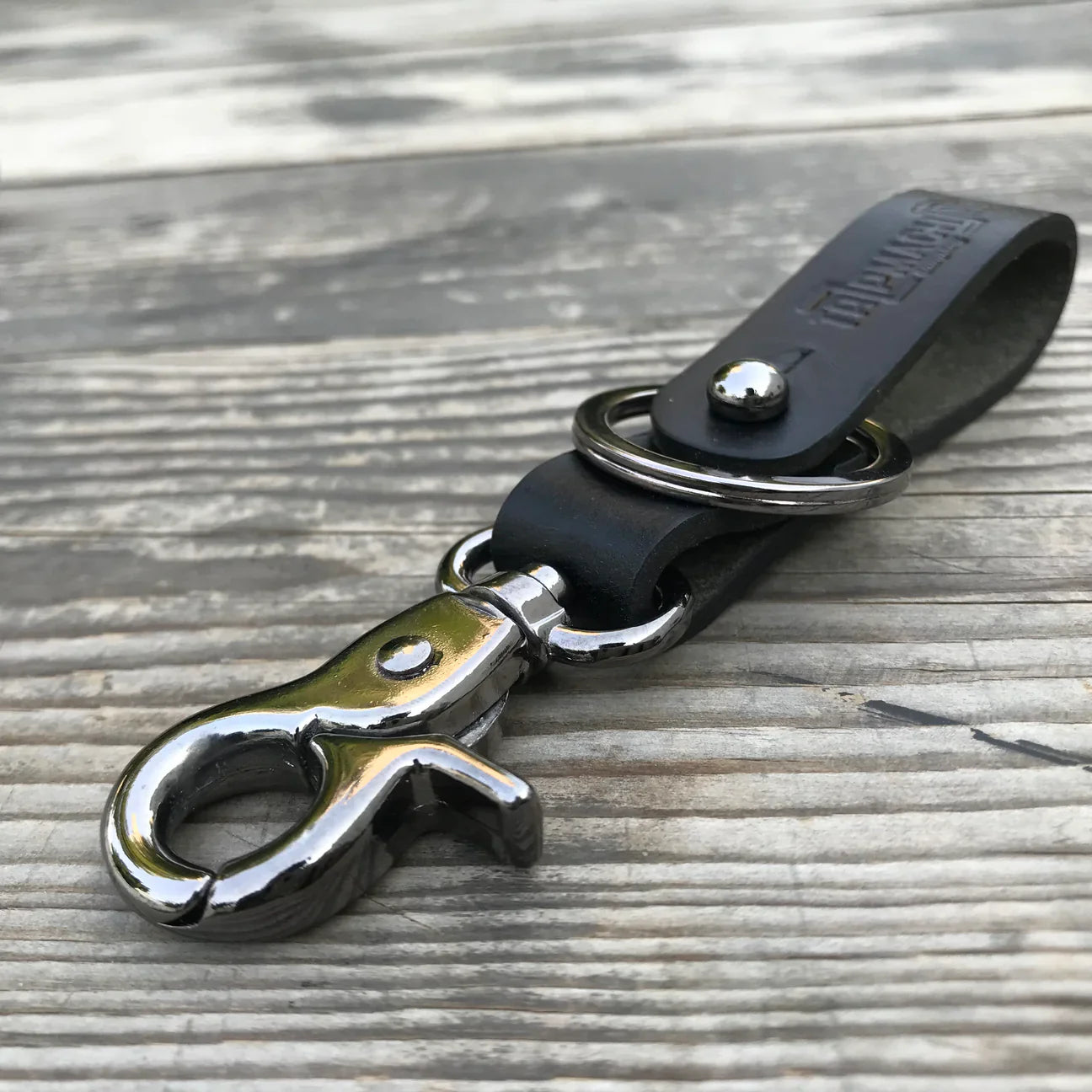 Leather Strap Keychain