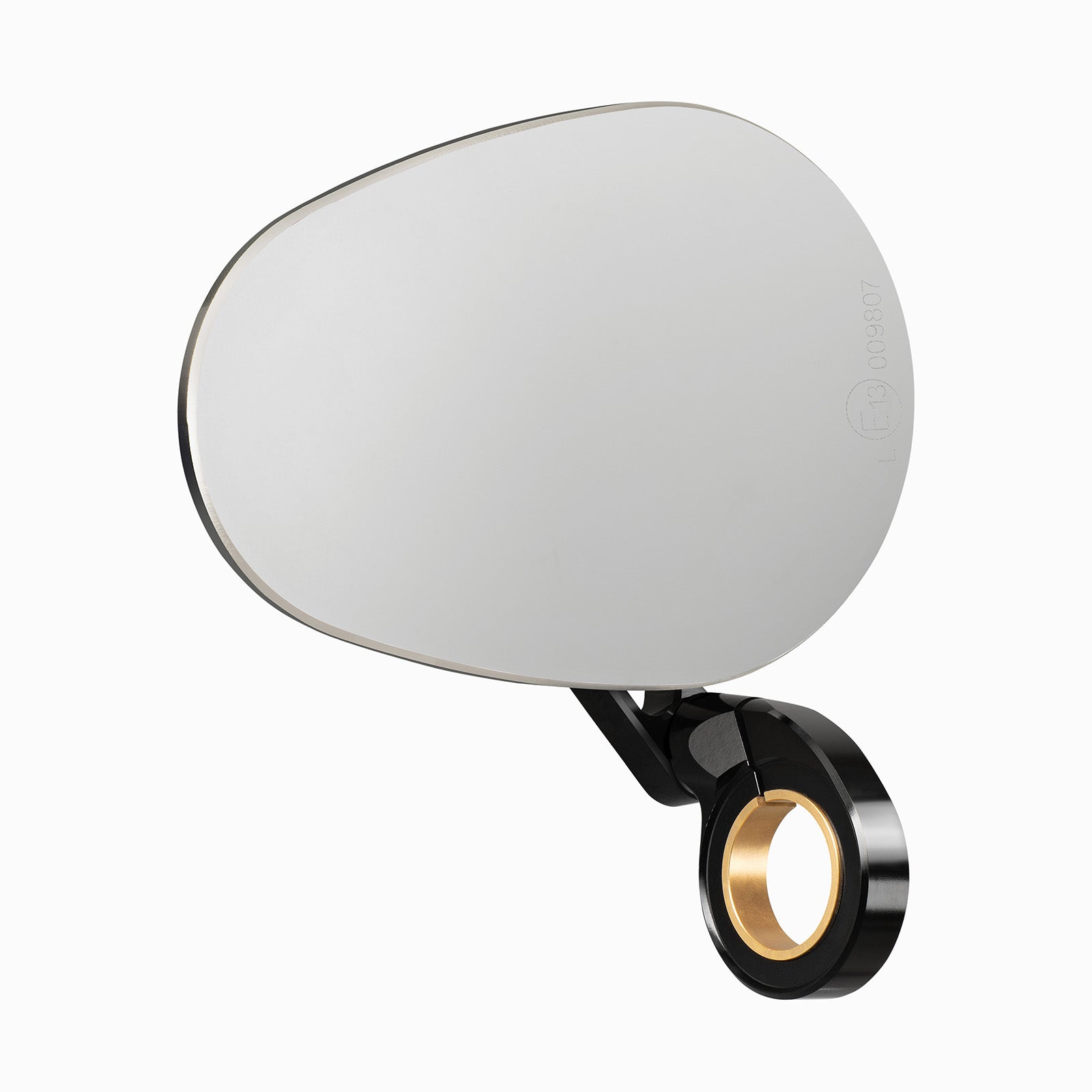 A-PRO SRL 22mm Motorcycle Handlebar Mirrors – Universal Oval Gold – SR4845GOLD