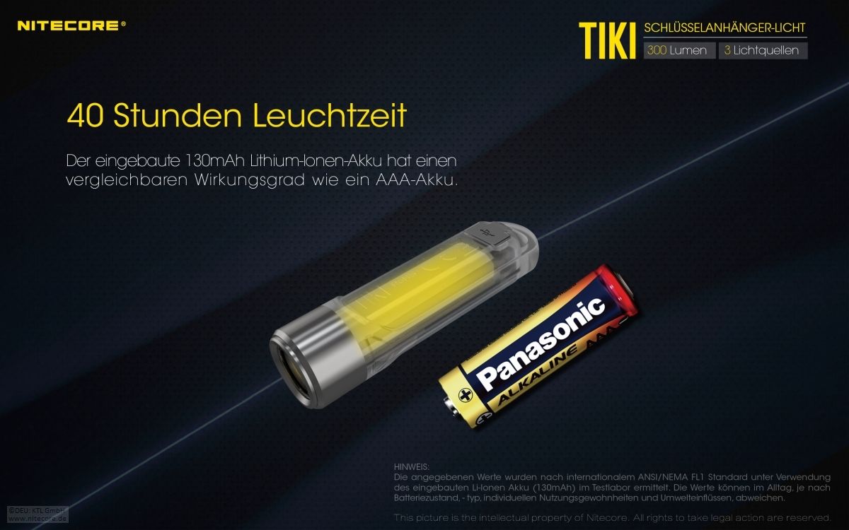Tiki LE - 300 Lumen