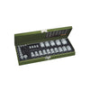 Socket wrench set for imperial screws