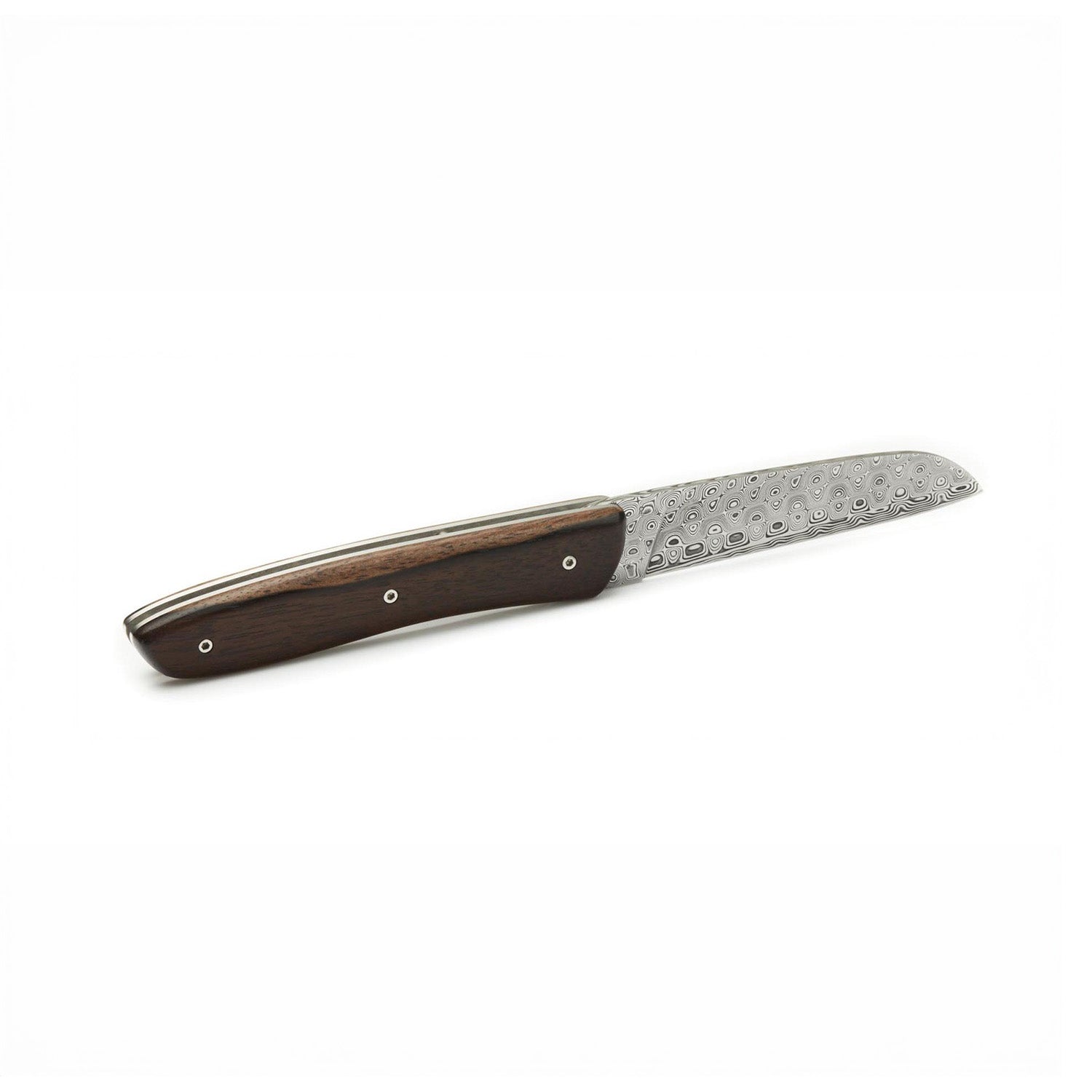 L08 with damascus blade and ebony handle
