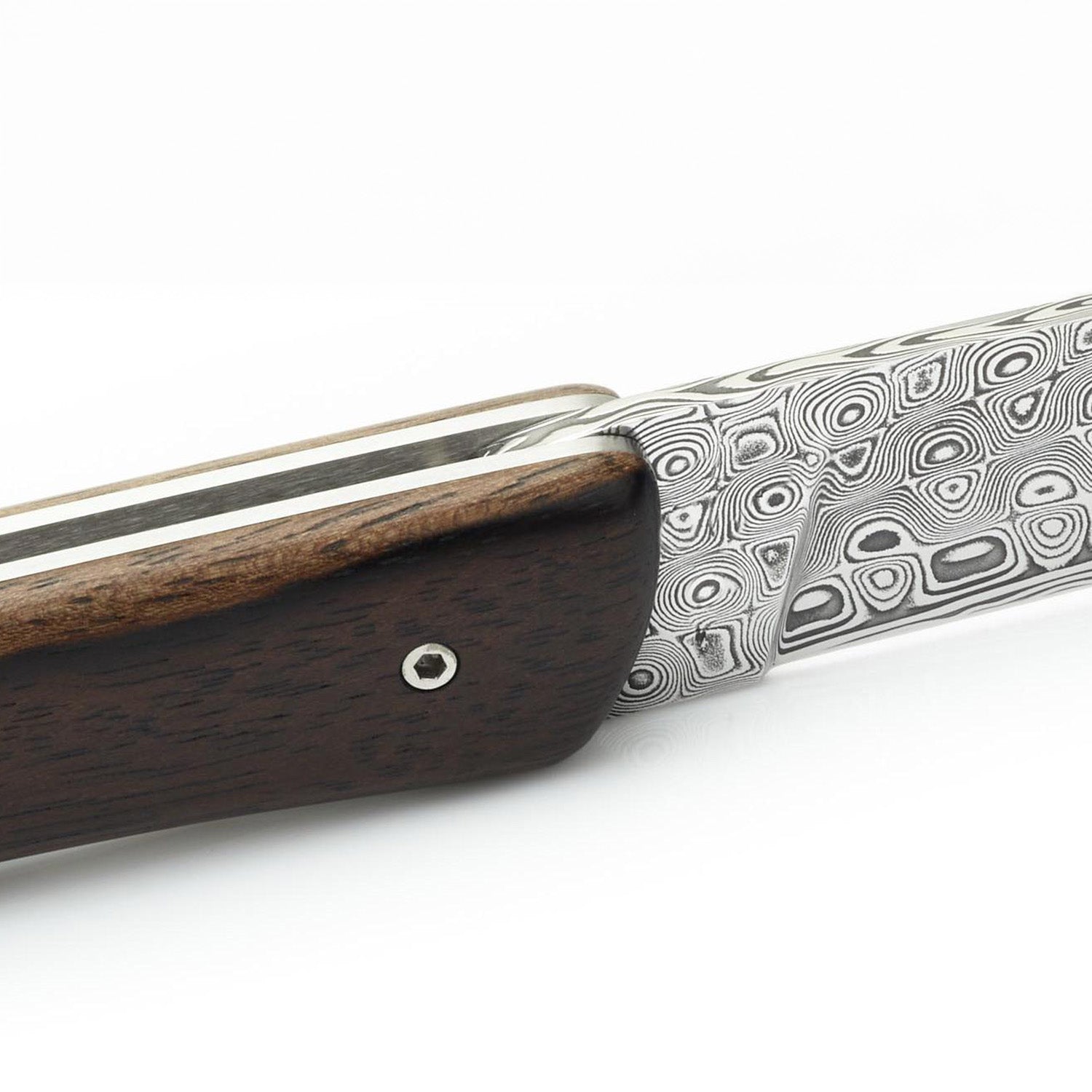 L08 with damascus blade and ebony handle
