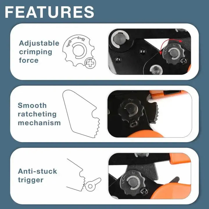 Ratchet crimping pliers - motogadget GmbH