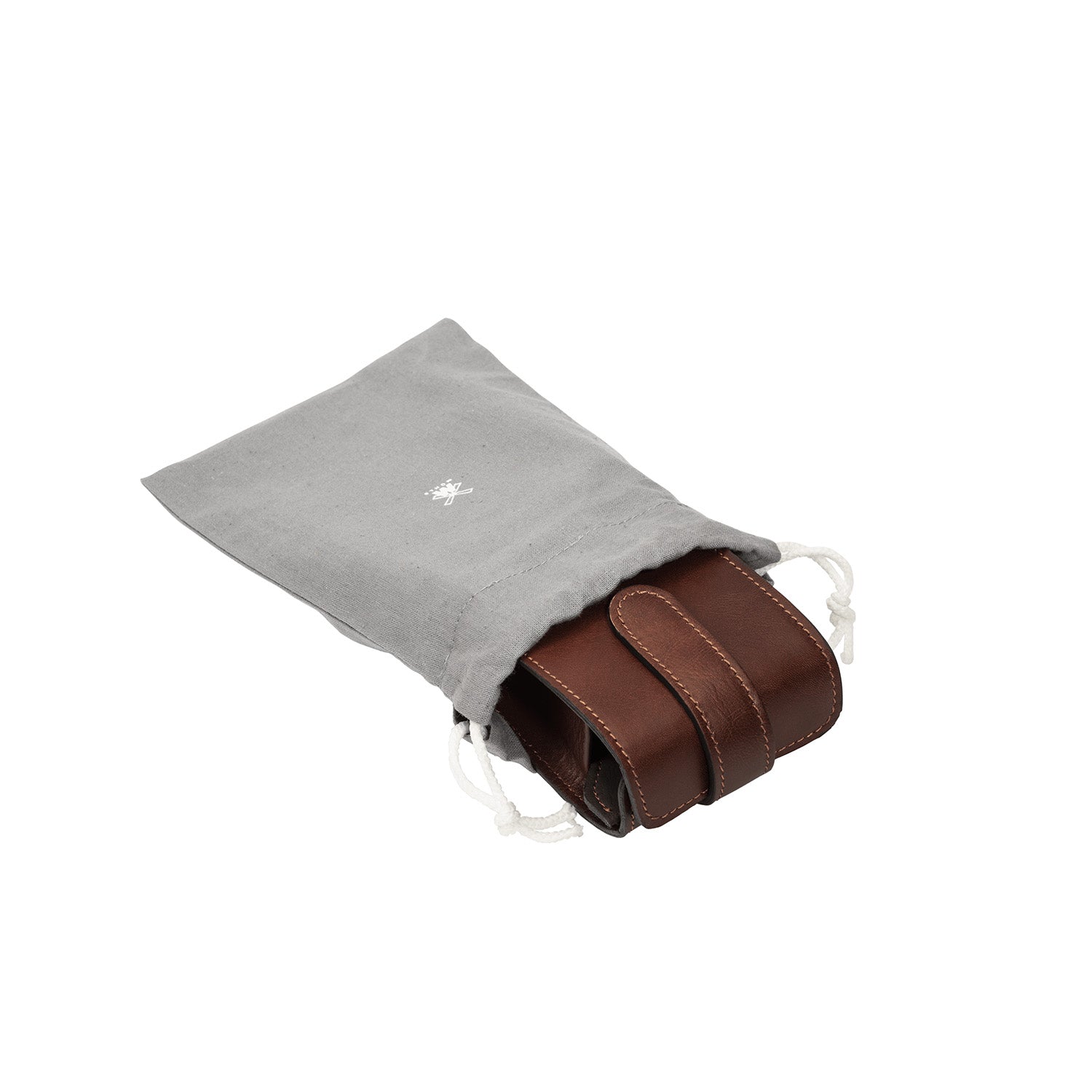 Travel shaving set - razor and shaving brush