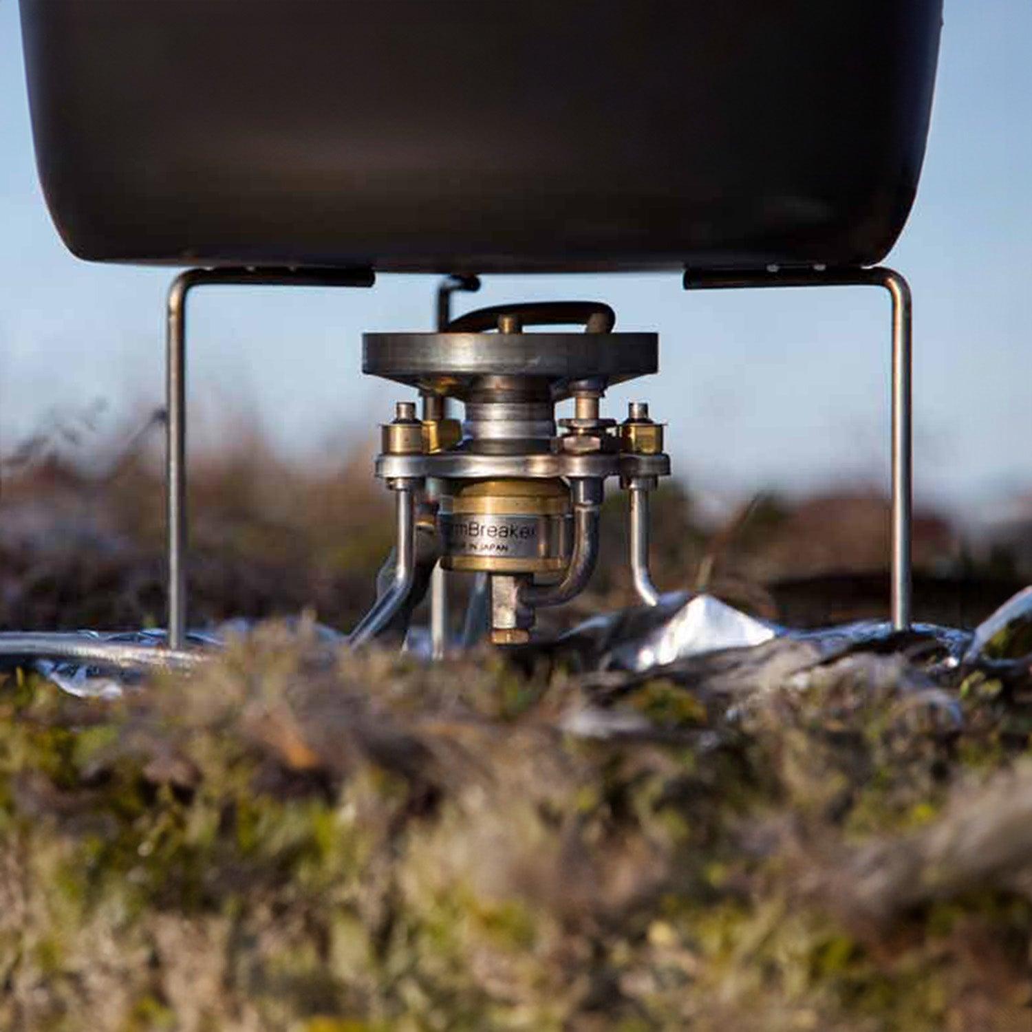 Dual-fuel stove incl. fuel bottle - motogadget GmbH