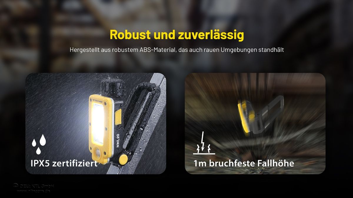 NWL20 - Lampe de travail - 600 lumens