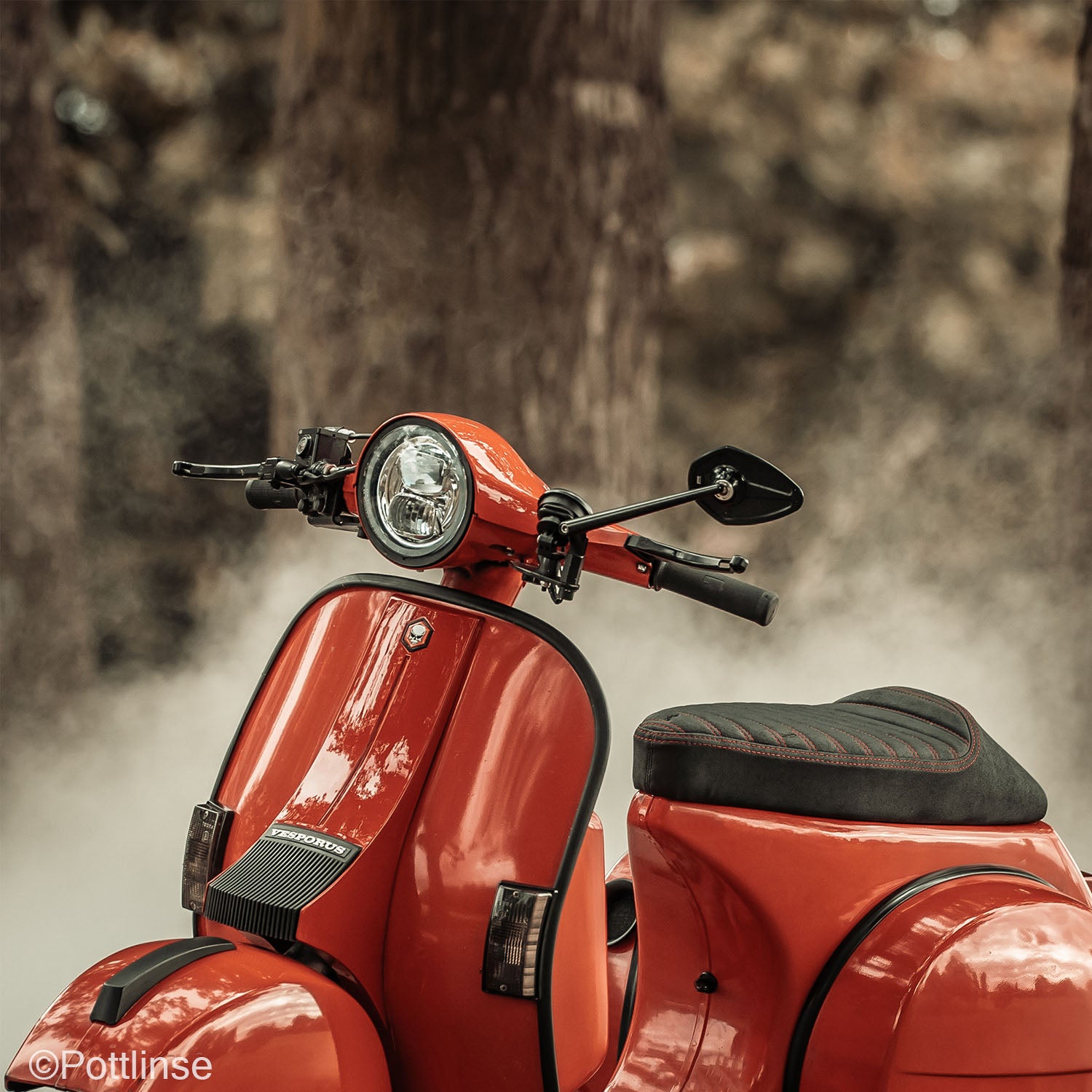 mo.view classic 60 ECE バイク用ミラー（レンズなし） | motogadget
