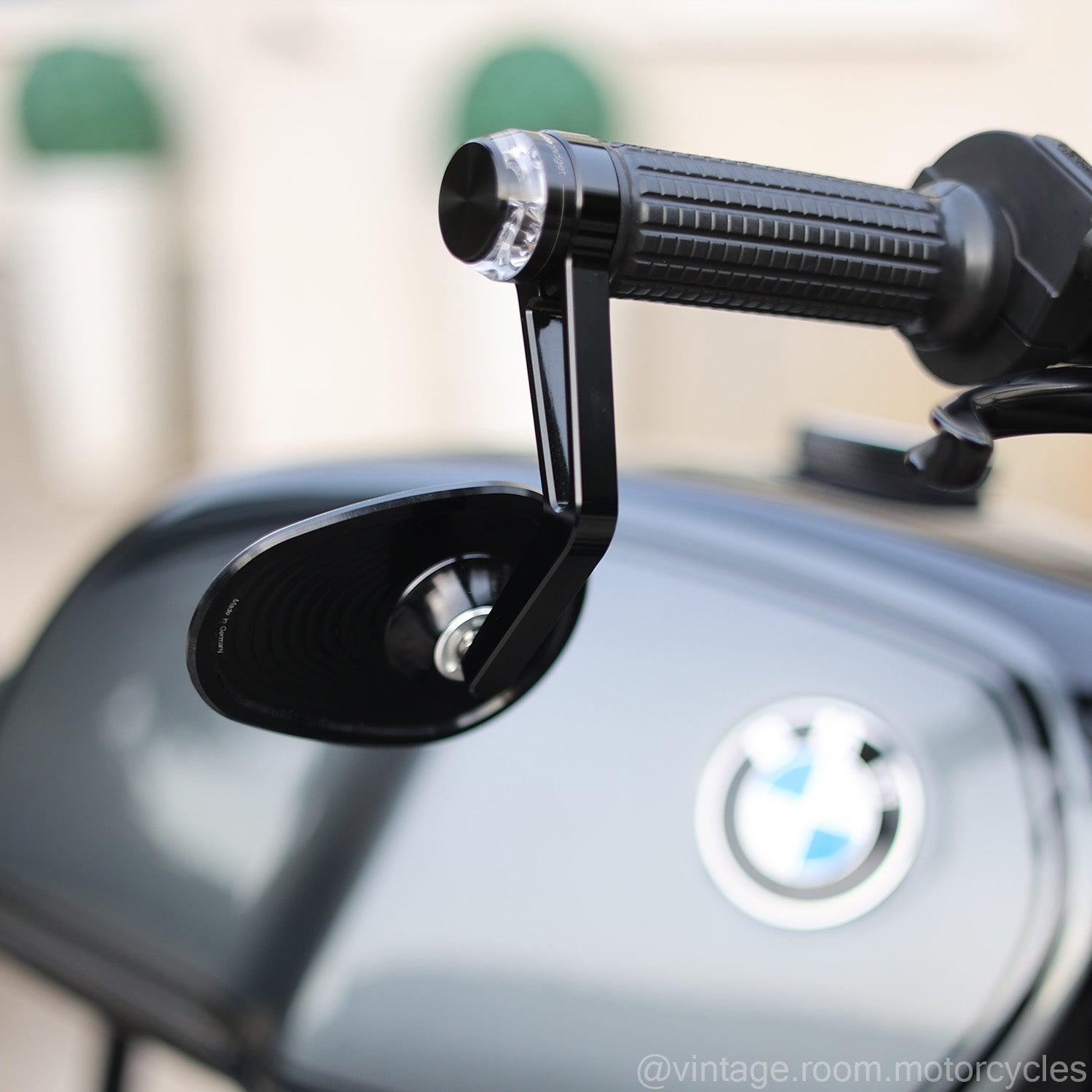 モトガジェット　mo.ビュー スパイ ガラスレス バーエンドミラー おまけ付き モービュー スパイ50 フリップハンドルバーエンドミラー｜モト